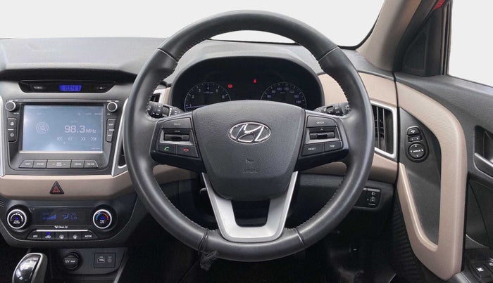 2017 Hyundai Creta SX PLUS AT 1.6 PETROL, Petrol, Automatic, 42,546 km, Steering Wheel Close Up
