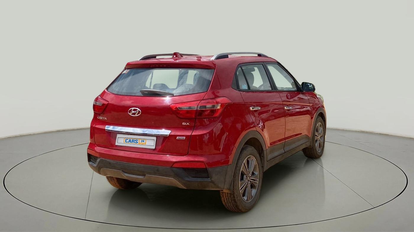 2017 Hyundai Creta SX PLUS AT 1.6 PETROL, Petrol, Automatic, 42,546 km, Right Back Diagonal