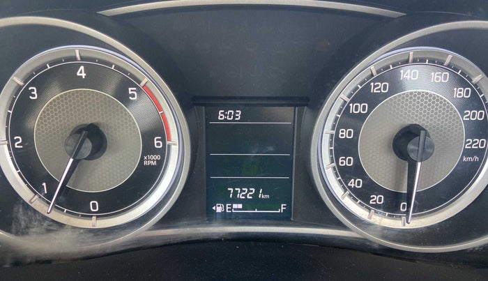 2018 Maruti Dzire ZDI PLUS, Diesel, Manual, 77,222 km, Odometer Image