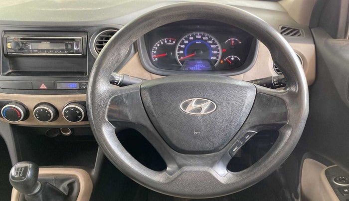 2016 Hyundai Grand i10 MAGNA 1.2 KAPPA VTVT, Petrol, Manual, 48,983 km, Steering Wheel Close Up