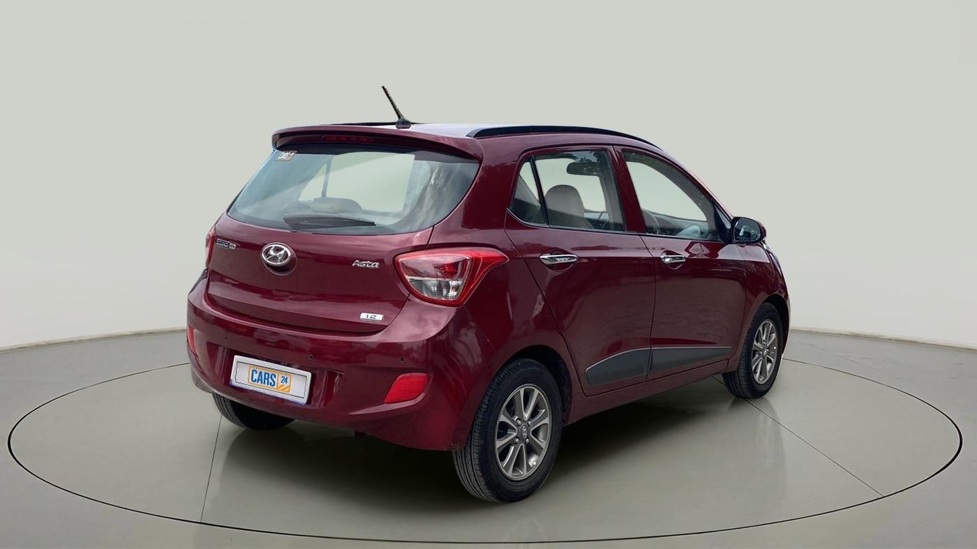 2013 Hyundai Grand i10 ASTA (O) 1.2 KAPPA VTVT, Petrol, Manual, 61,388 km, Right Back Diagonal