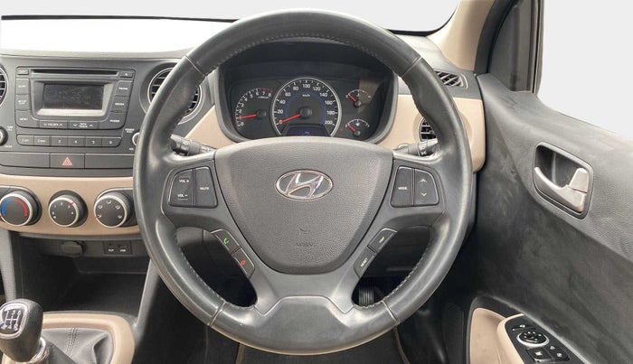 2013 Hyundai Grand i10 ASTA (O) 1.2 KAPPA VTVT, Petrol, Manual, 61,388 km, Steering Wheel Close Up