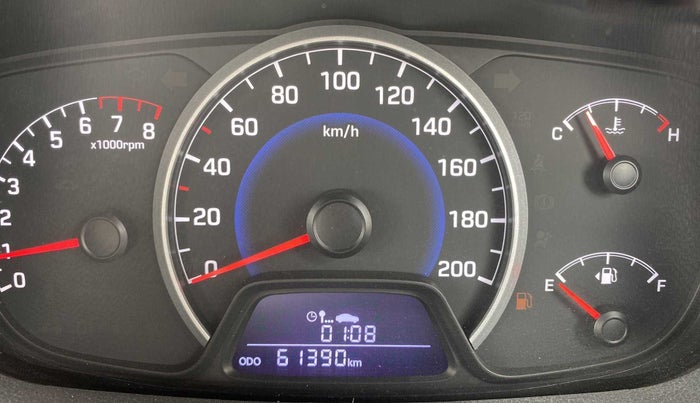 2013 Hyundai Grand i10 ASTA (O) 1.2 KAPPA VTVT, Petrol, Manual, 61,388 km, Odometer Image