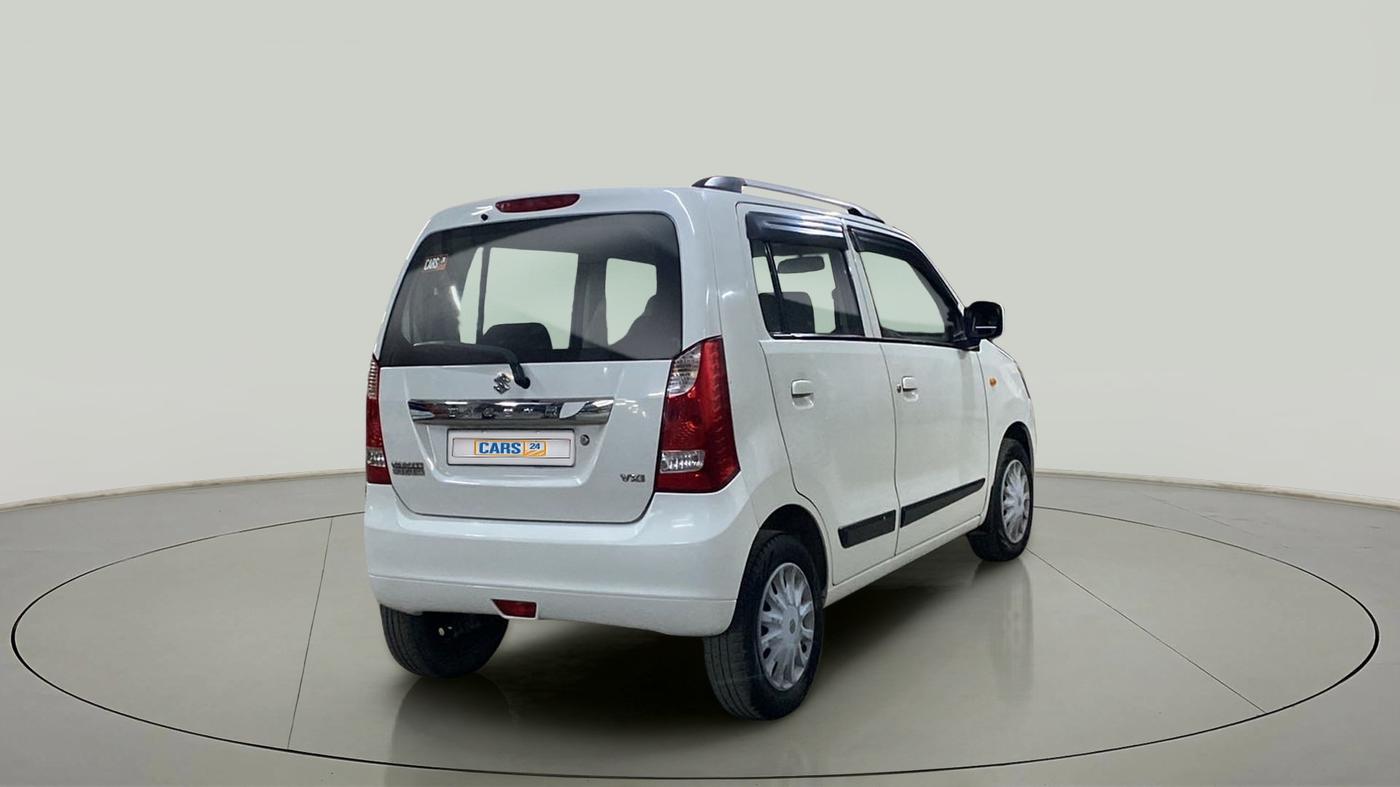 2014 Maruti Wagon R 1.0 VXI, Petrol, Manual, 1,04,217 km, Right Back Diagonal