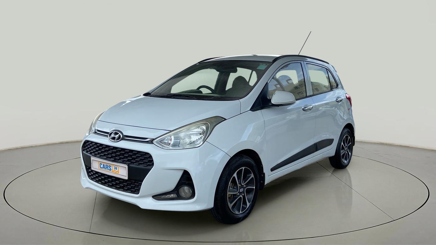 2017 Hyundai Grand i10 ASTA 1.2 KAPPA VTVT, Petrol, Manual, 48,956 km, Left Front Diagonal