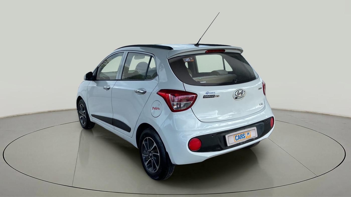 2017 Hyundai Grand i10 ASTA 1.2 KAPPA VTVT, Petrol, Manual, 48,956 km, Left Back Diagonal