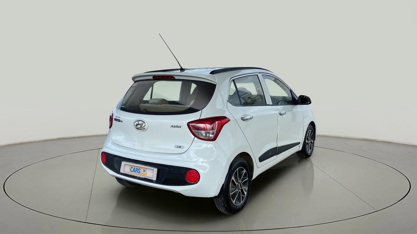 2017 Hyundai Grand i10 ASTA 1.2 KAPPA VTVT, Petrol, Manual, 48,956 km, Right Back Diagonal
