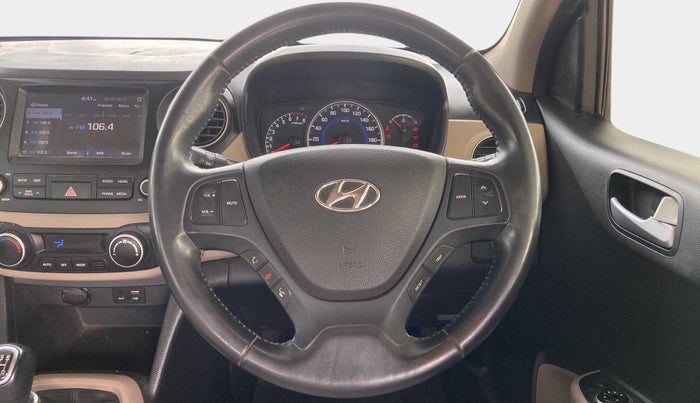 2017 Hyundai Grand i10 ASTA 1.2 KAPPA VTVT, Petrol, Manual, 48,956 km, Steering Wheel Close Up