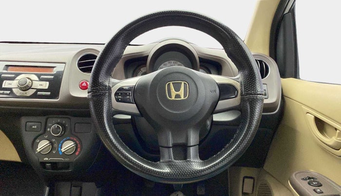 2013 Honda Brio S MT, Petrol, Manual, 92,050 km, Steering Wheel Close Up