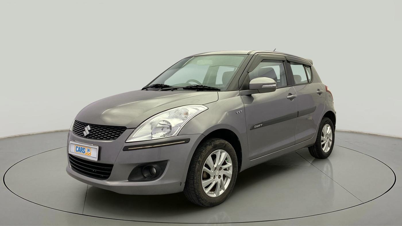 2012 Maruti Swift ZXI, Petrol, Manual, 81,136 km, Left Front Diagonal