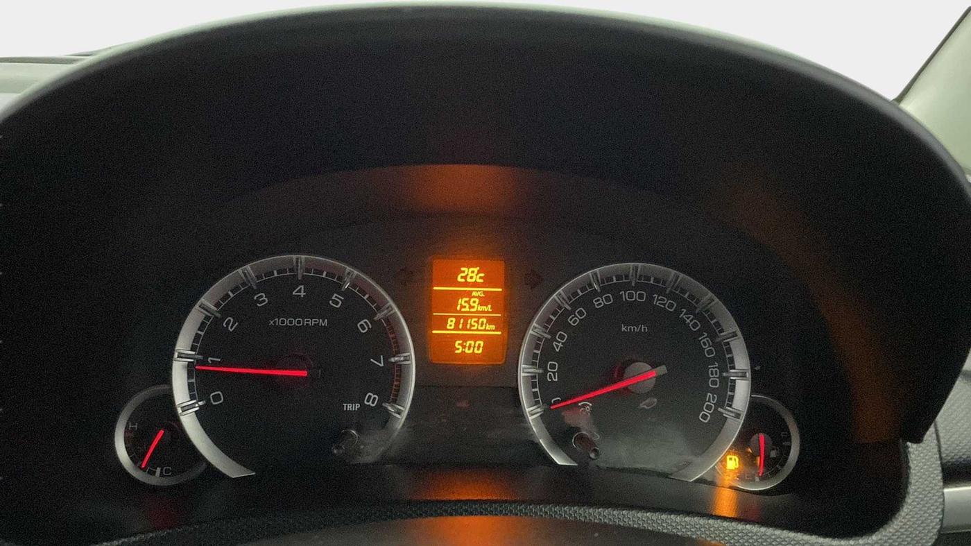 2012 Maruti Swift ZXI, Petrol, Manual, 81,136 km, Odometer Image
