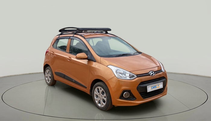 2015 Hyundai Grand i10 SPORTZ 1.2 KAPPA VTVT, Petrol, Manual, 93,513 km, Right Front Diagonal