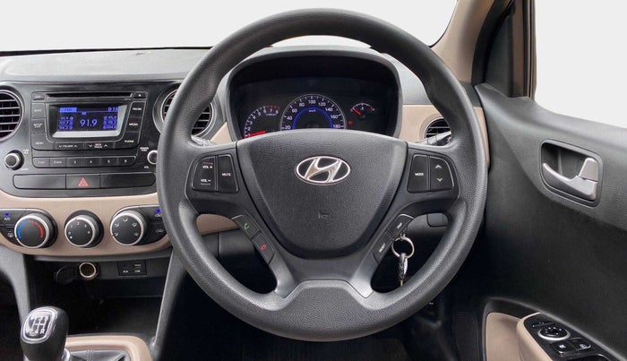 2015 Hyundai Grand i10 SPORTZ 1.2 KAPPA VTVT, Petrol, Manual, 93,513 km, Steering Wheel Close Up