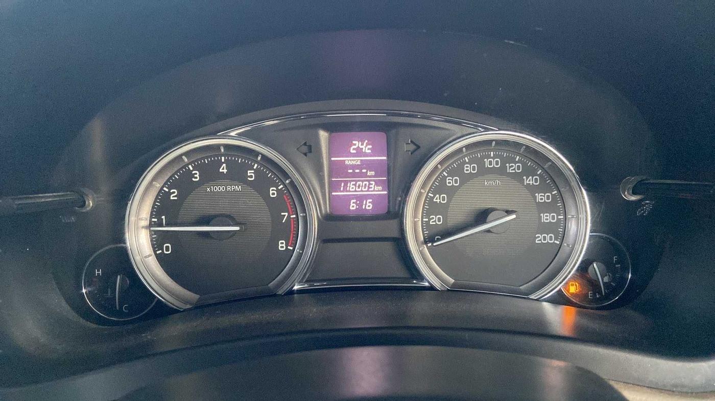 2016 Maruti Ciaz VXI+, Petrol, Manual, 1,16,105 km, Odometer Image