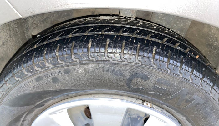 2018 Datsun Redi Go S 1.0 AMT, Petrol, Automatic, 40,396 km, Left Front Tyre Tread