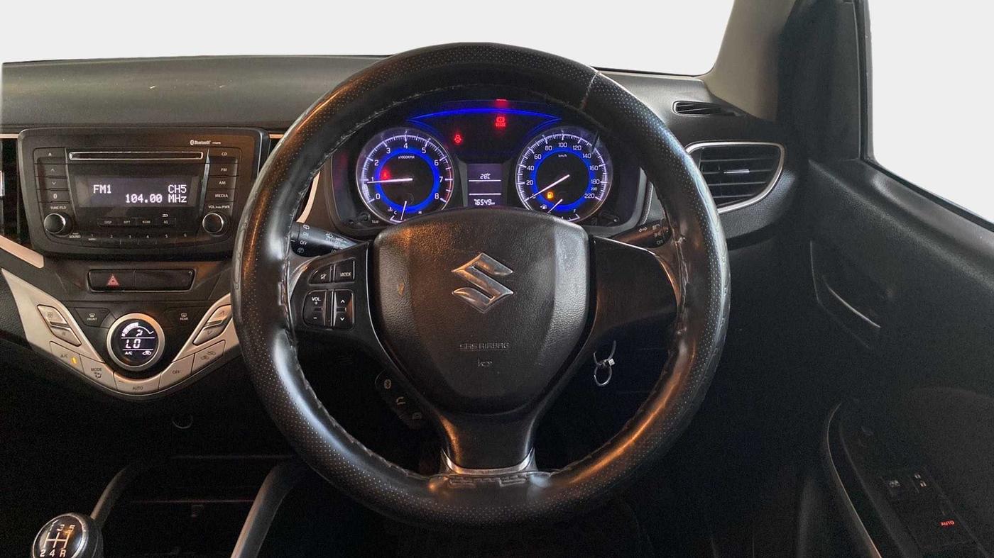 2017 Maruti Baleno DELTA PETROL 1.2, Petrol, Manual, 76,541 km, Steering Wheel Close Up
