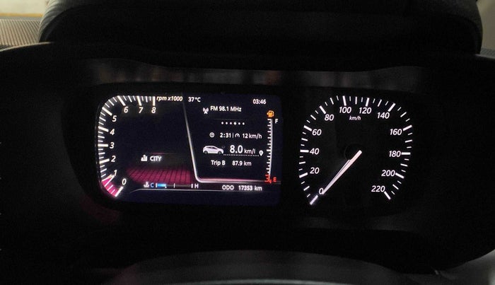 2020 Tata ALTROZ XZ PETROL, Petrol, Manual, 17,323 km, Odometer Image