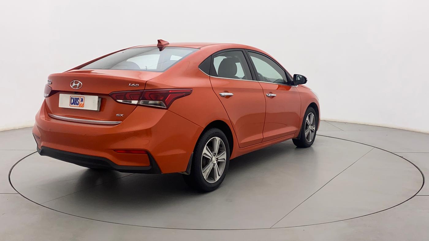 2017 Hyundai Verna 1.6 SX (O) CRDI MT, Diesel, Manual, 66,759 km, Right Back Diagonal