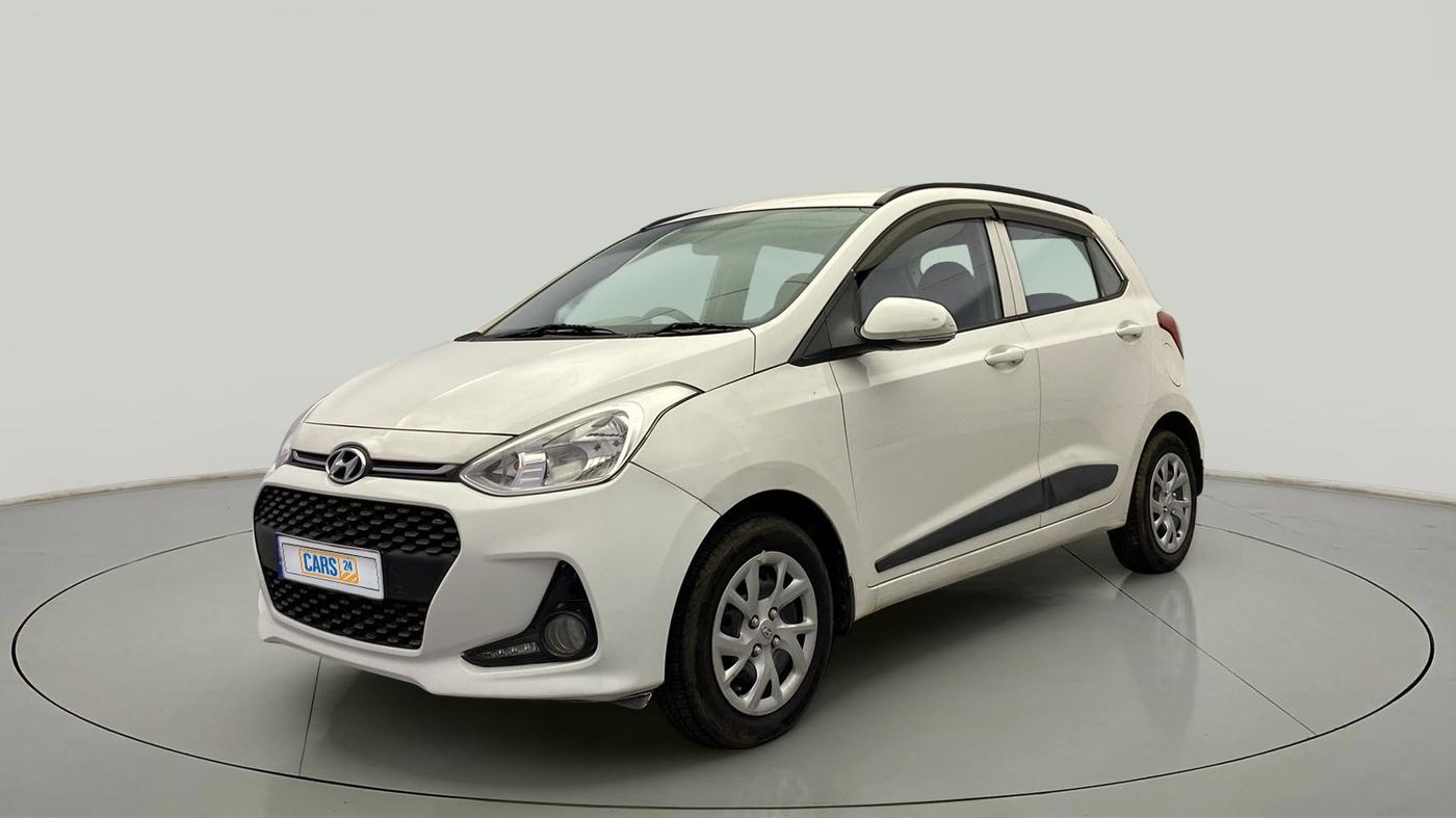 2017 Hyundai Grand i10 SPORTZ (O) 1.2 KAPPA VTVT, Petrol, Manual, 92,724 km, Left Front Diagonal