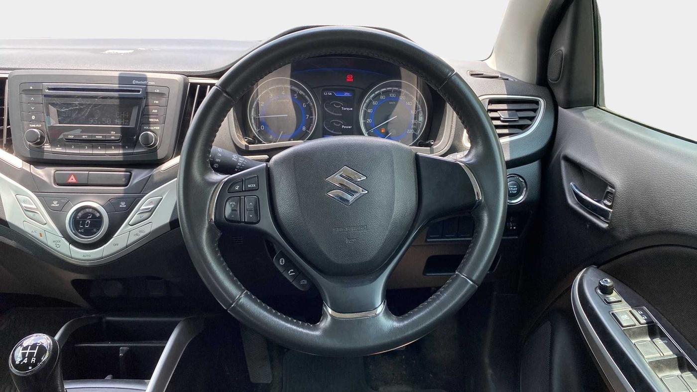 2018 Maruti Baleno ZETA PETROL 1.2, Petrol, Manual, 38,815 km, Steering Wheel Close Up