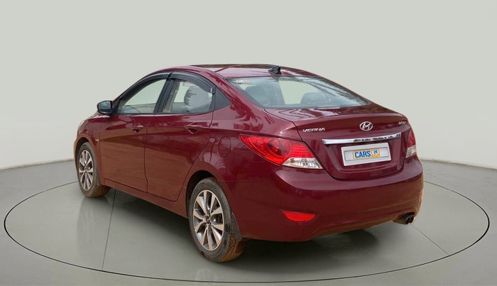2015 Hyundai Verna FLUIDIC 1.6 CRDI SX AT, Diesel, Automatic, 92,617 km, Left Back Diagonal