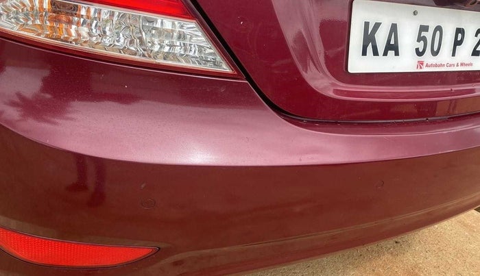2015 Hyundai Verna FLUIDIC 1.6 CRDI SX AT, Diesel, Automatic, 92,617 km, Rear bumper - Minor scratches