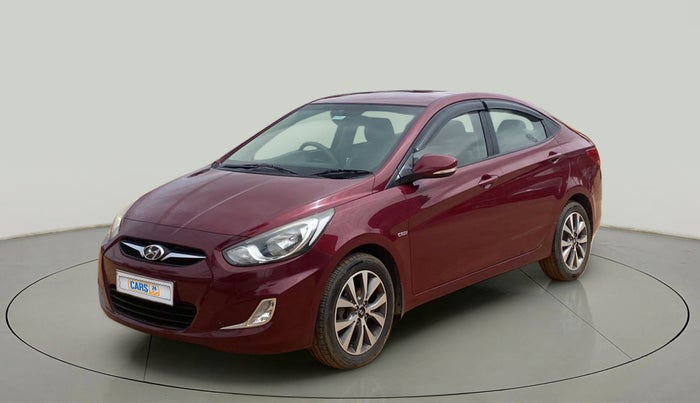 2015 Hyundai Verna FLUIDIC 1.6 CRDI SX AT, Diesel, Automatic, 92,617 km, Left Front Diagonal