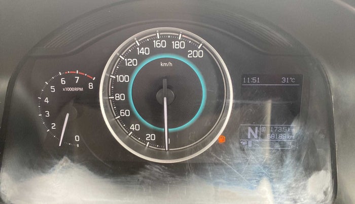 2020 Maruti IGNIS ZETA 1.2 AMT, Petrol, Automatic, 58,158 km, Odometer Image