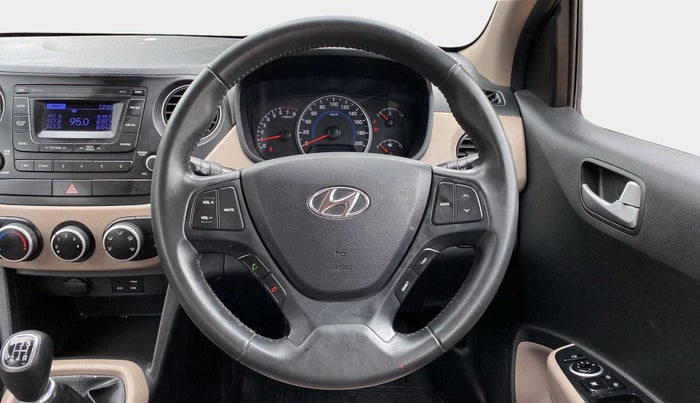 2016 Hyundai Grand i10 ASTA (O) 1.2 KAPPA VTVT, Petrol, Manual, 49,862 km, Steering Wheel Close Up