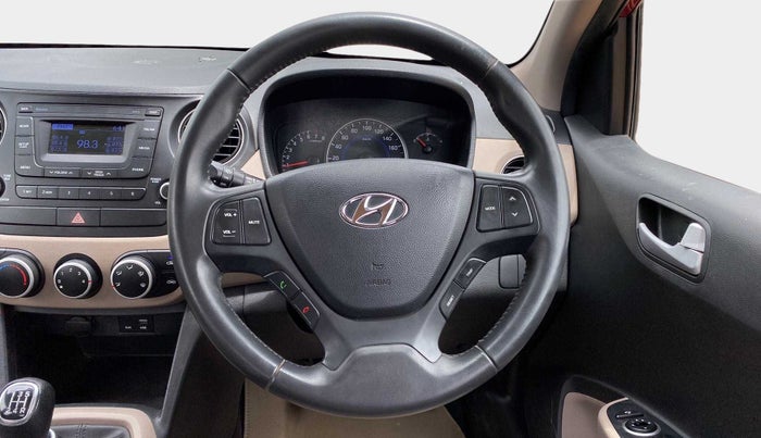 2016 Hyundai Grand i10 ASTA (O) 1.2 KAPPA VTVT, Petrol, Manual, 41,230 km, Steering Wheel Close Up