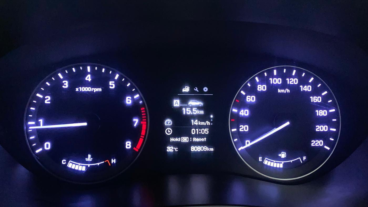 2015 Hyundai Elite i20 ASTA 1.2, Petrol, Manual, 80,808 km, Odometer Image
