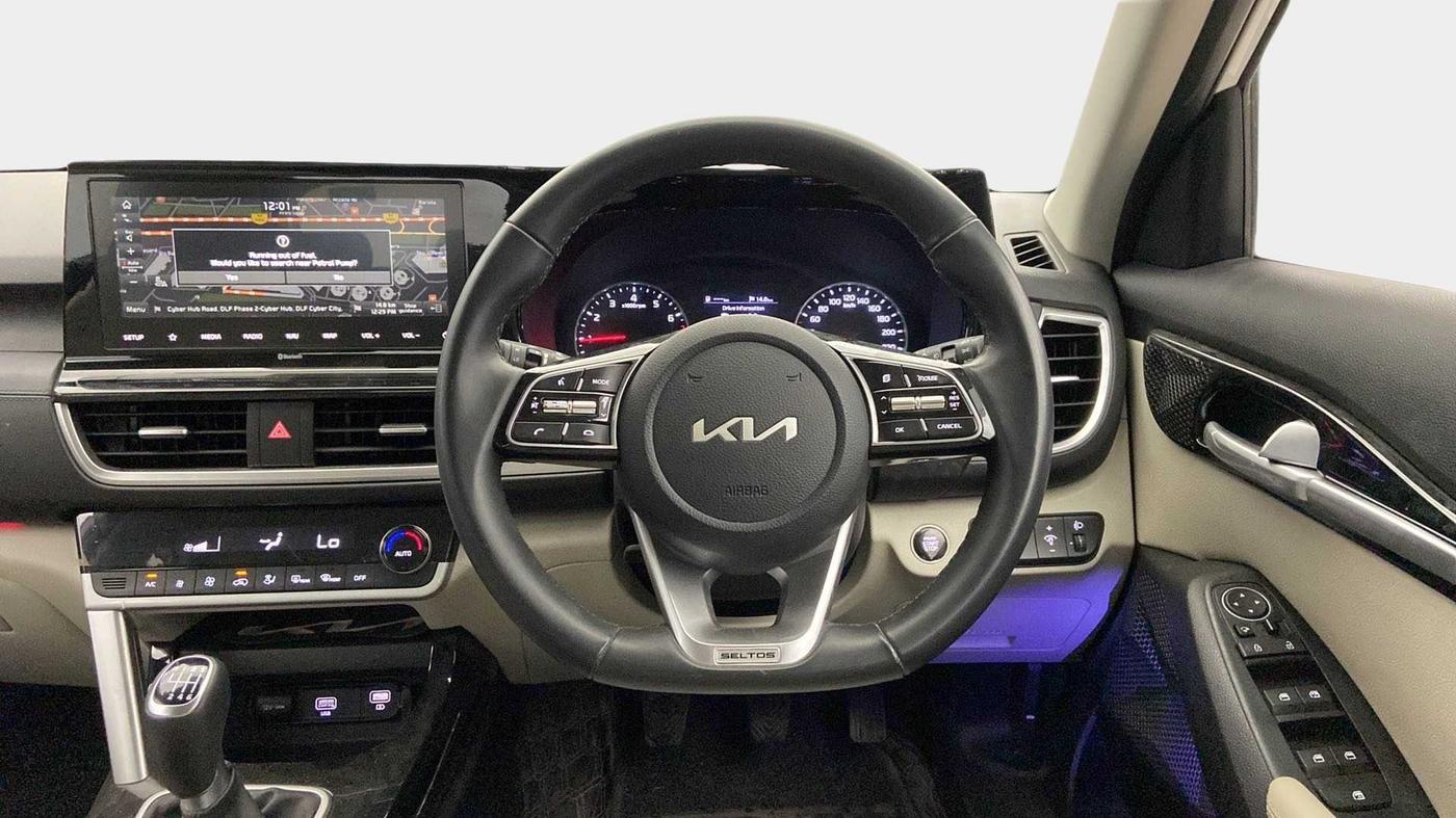 2021 KIA SELTOS HTX 1.5 PETROL, Petrol, Manual, 9,184 km, Steering Wheel Close Up