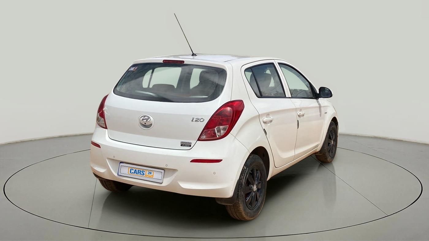 2012 Hyundai i20 SPORTZ 1.2, Petrol, Manual, 99,928 km, Right Back Diagonal