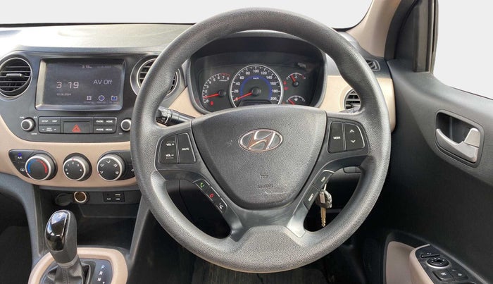 2018 Hyundai Grand i10 SPORTZ AT 1.2 KAPPA VTVT, Petrol, Automatic, 44,904 km, Steering Wheel Close Up
