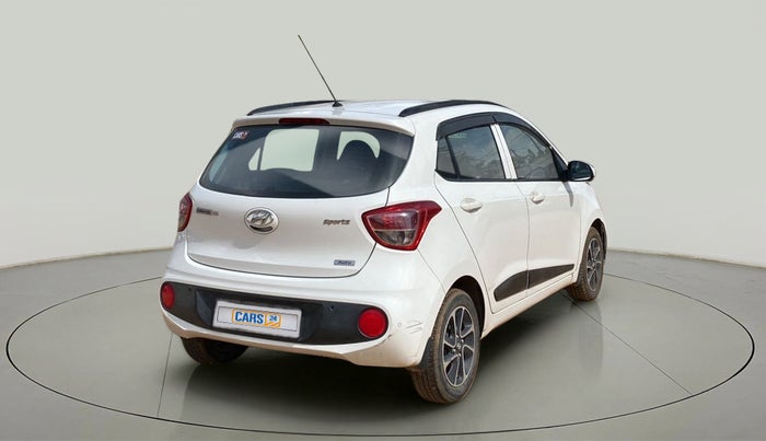 2018 Hyundai Grand i10 SPORTZ AT 1.2 KAPPA VTVT, Petrol, Automatic, 44,904 km, Right Back Diagonal