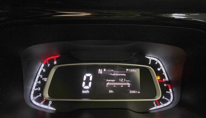 2022 KIA SONET GTX PLUS 1.0 IMT, Petrol, Manual, 22,732 km, Odometer Image