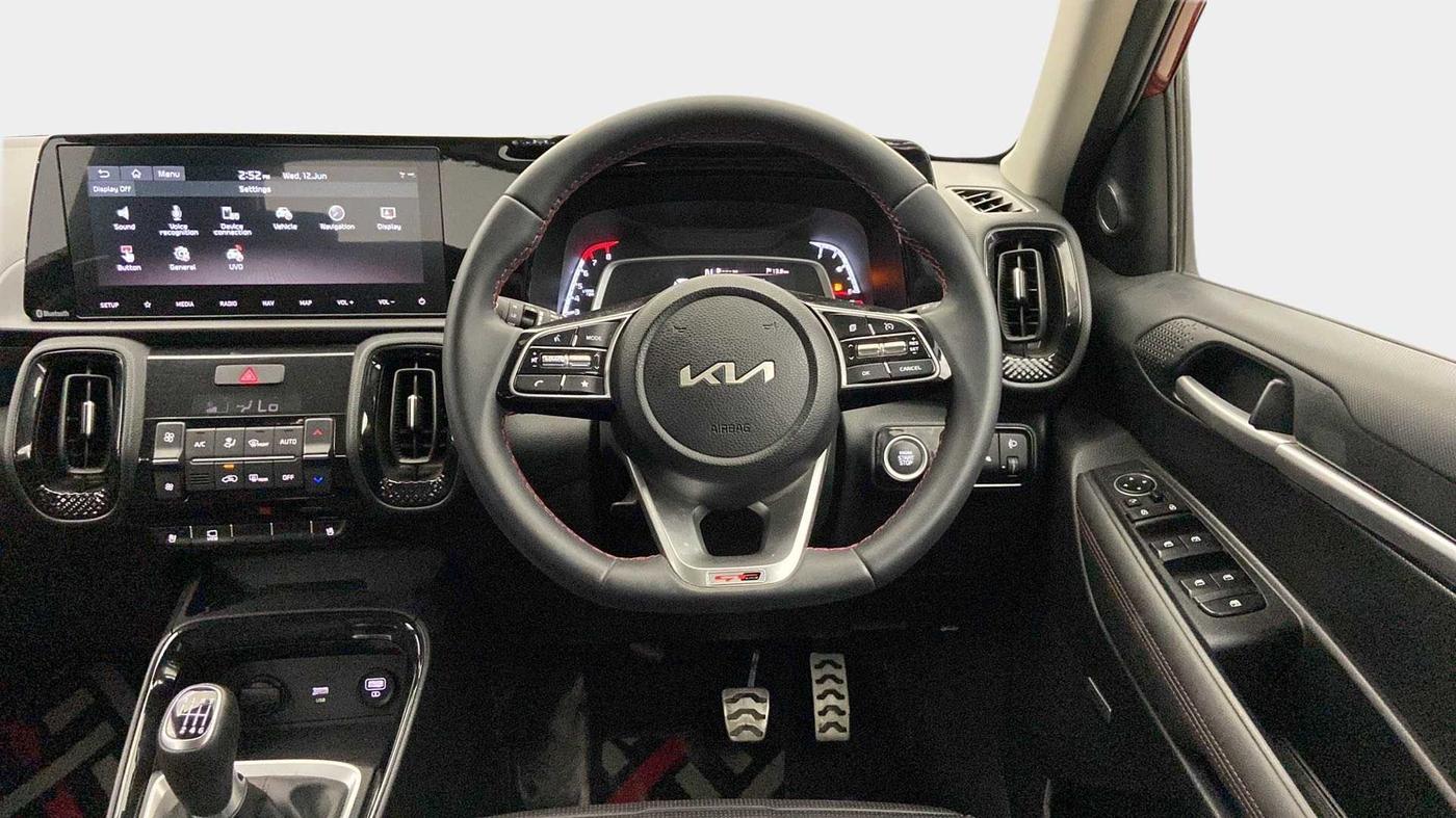 2022 KIA SONET GTX PLUS 1.0 IMT, Petrol, Manual, 22,732 km, Steering Wheel Close Up