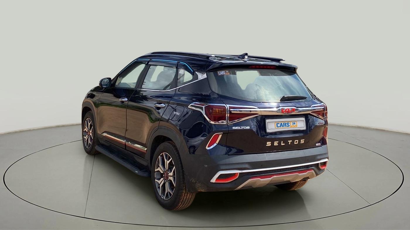 2023 KIA SELTOS GTX PLUS DCT 1.4 PETROL, Petrol, Automatic, 6,676 km, Left Back Diagonal