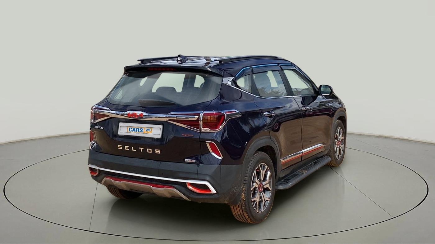 2023 KIA SELTOS GTX PLUS DCT 1.4 PETROL, Petrol, Automatic, 6,676 km, Right Back Diagonal