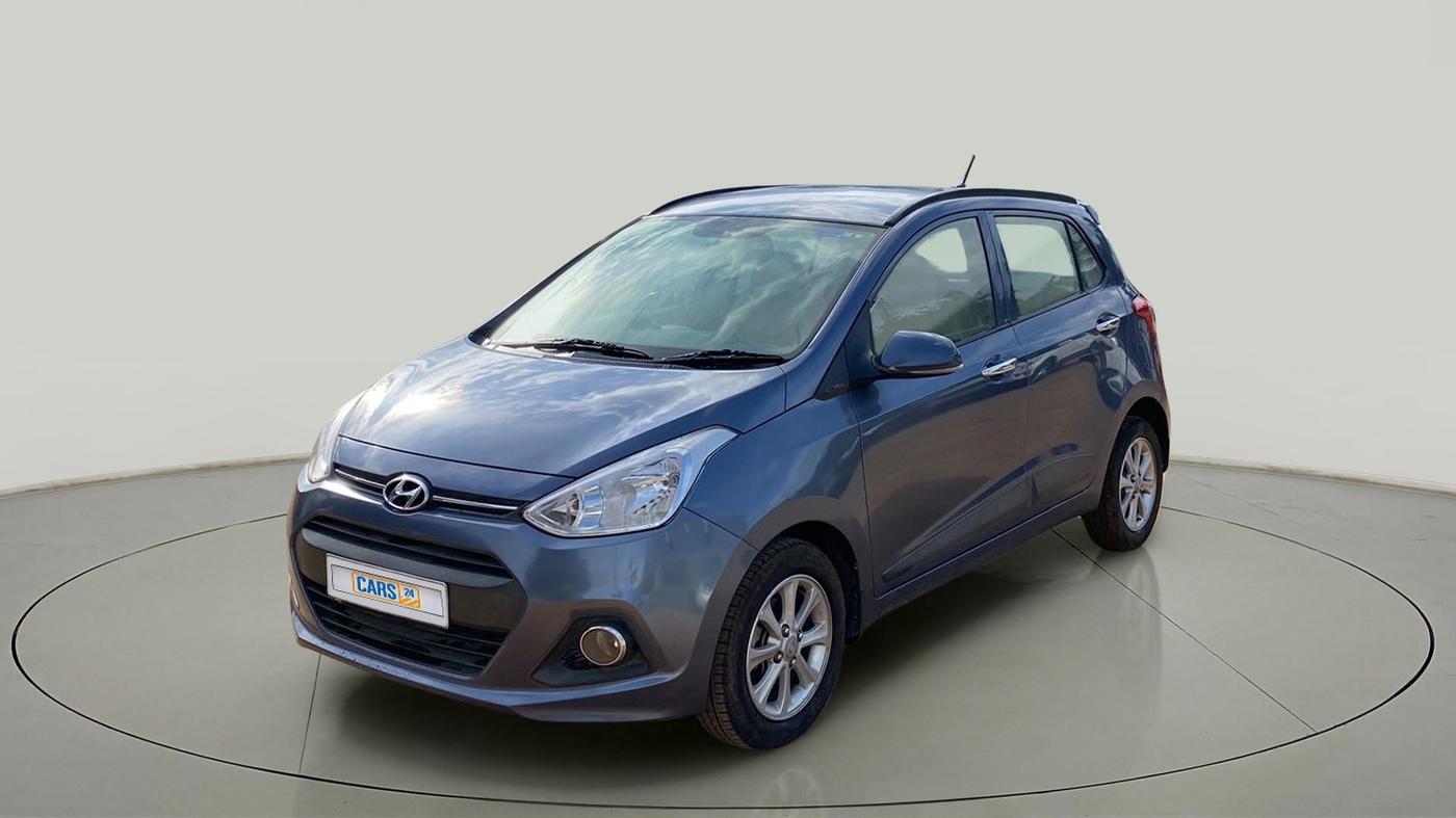 2014 Hyundai Grand i10 ASTA AT 1.2 KAPPA VTVT, Petrol, Automatic, 45,424 km, Left Front Diagonal