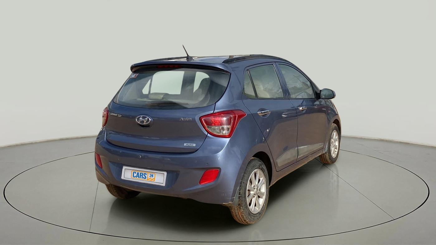 2014 Hyundai Grand i10 ASTA AT 1.2 KAPPA VTVT, Petrol, Automatic, 45,424 km, Right Back Diagonal