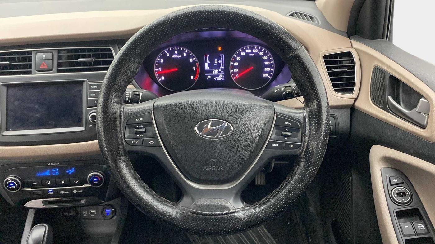 2018 Hyundai Elite i20 ASTA 1.2  CVT, Petrol, Automatic, 47,030 km, Steering Wheel Close Up
