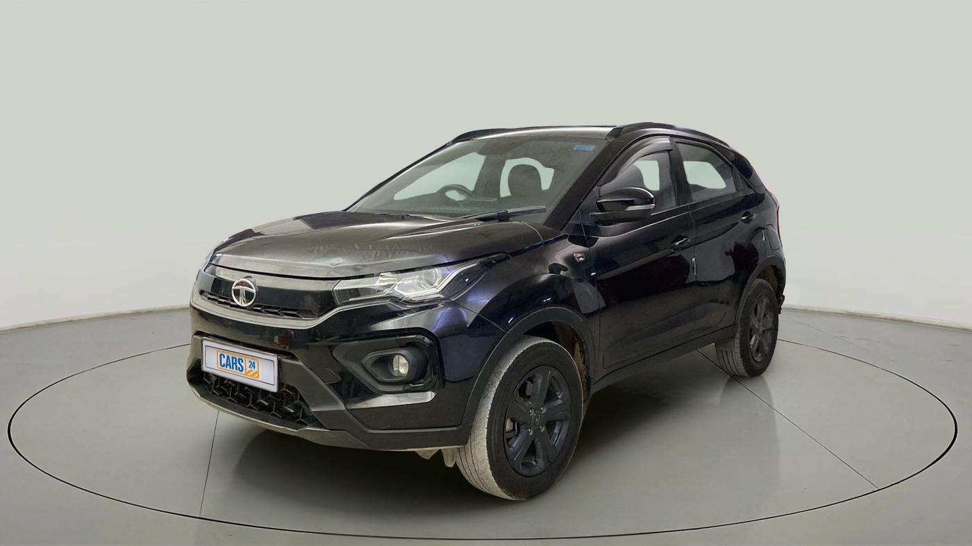 2022 Tata NEXON XZ PLUS (O) PETROL DARK EDITION, Petrol, Manual, 26,618 km, Left Front Diagonal