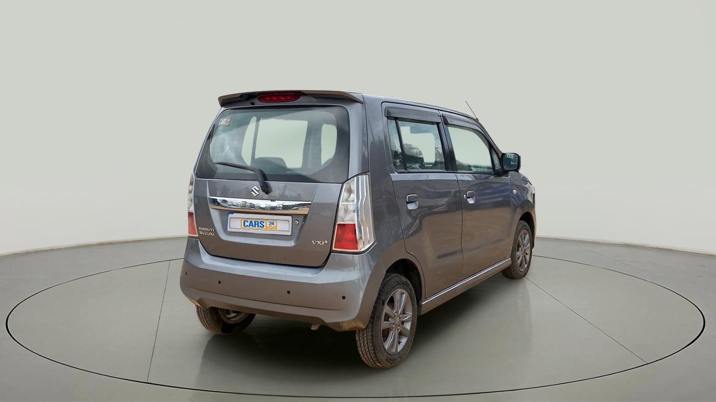 2017 Maruti Wagon R 1.0 VXI, Petrol, Manual, 63,537 km, Right Back Diagonal