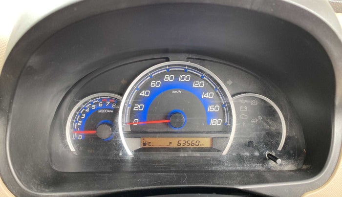 2017 Maruti Wagon R 1.0 VXI, Petrol, Manual, 63,537 km, Odometer Image