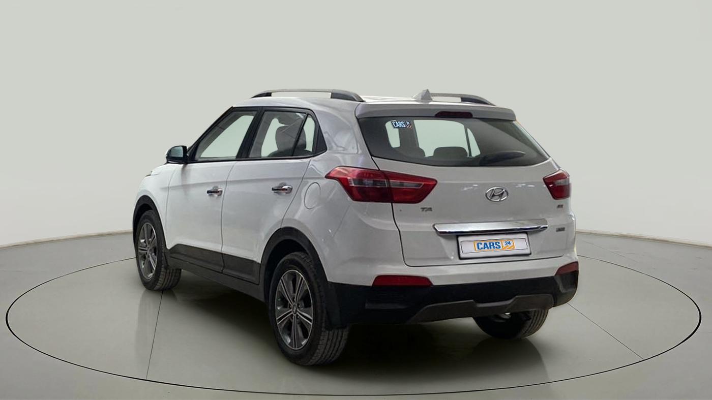 2017 Hyundai Creta SX PLUS AT 1.6 PETROL, Petrol, Automatic, 74,436 km, Left Back Diagonal