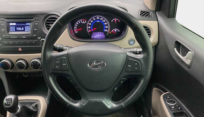 2014 Hyundai Grand i10 ASTA 1.2 KAPPA VTVT, Petrol, Manual, 58,247 km, Steering Wheel Close Up
