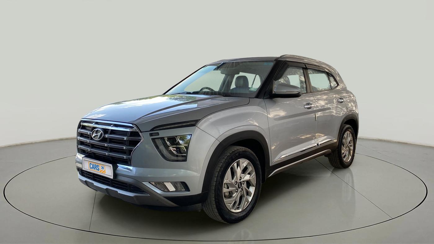 2021 Hyundai Creta SX IVT 1.5 PETROL, Petrol, Automatic, 45,076 km, Left Front Diagonal