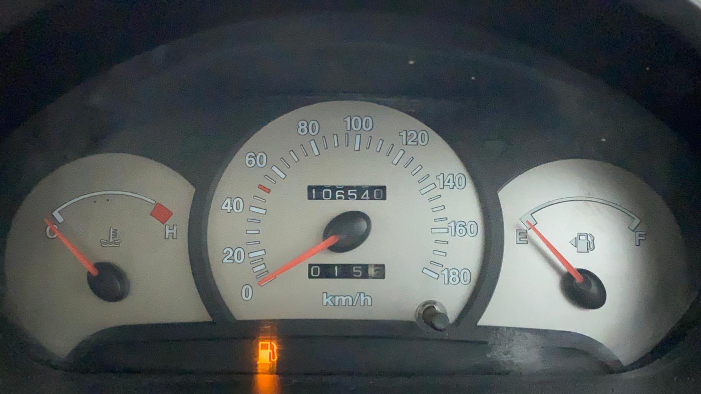 2012 Hyundai Santro Xing GL PLUS, CNG, Manual, 1,06,540 km, Odometer Image