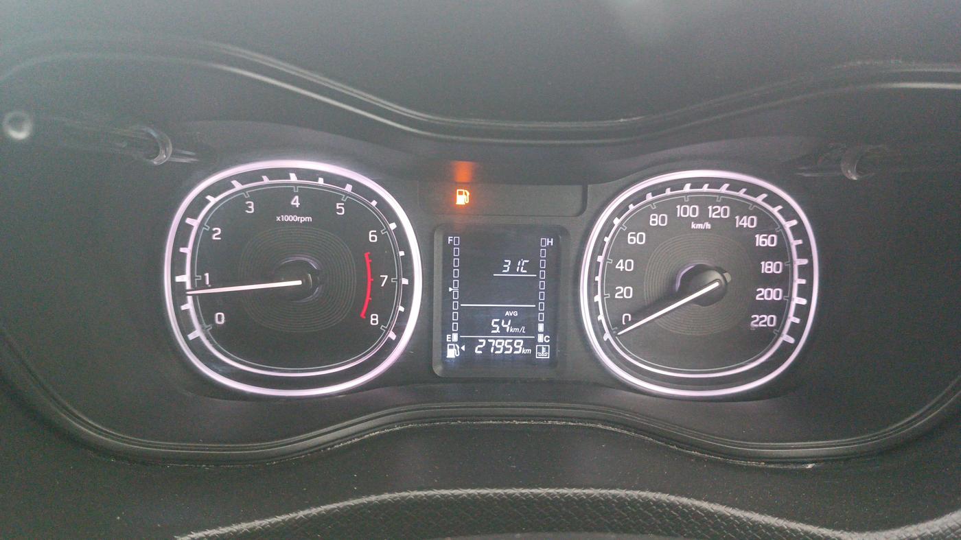 2021 Maruti Vitara Brezza ZXI, Petrol, Manual, 27,959 km, Odometer Image